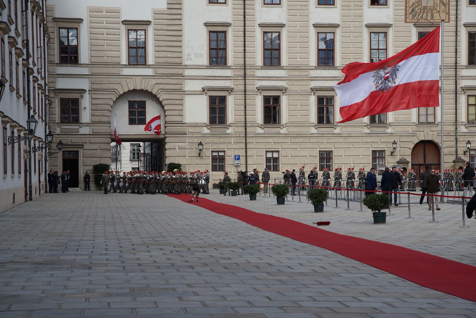 2019_03_05_4Gardekompanie_Empfang_KATAR_HBP_Hofburg - 1 of 21