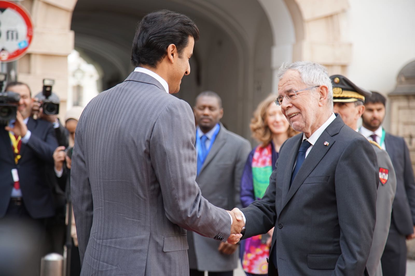 2019_03_05_4Gardekompanie_Empfang_KATAR_HBP_Hofburg - 10 of 21