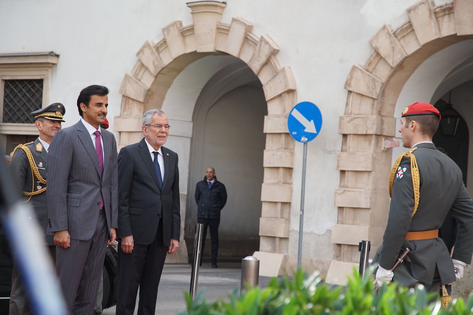 2019_03_05_4Gardekompanie_Empfang_KATAR_HBP_Hofburg - 11 of 21