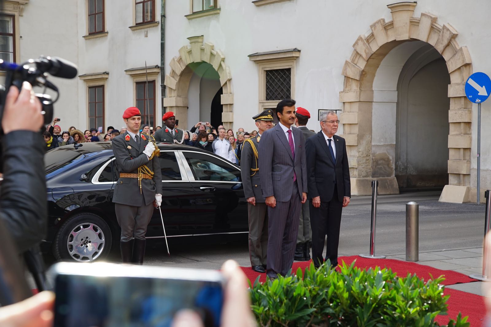 2019_03_05_4Gardekompanie_Empfang_KATAR_HBP_Hofburg - 12 of 21