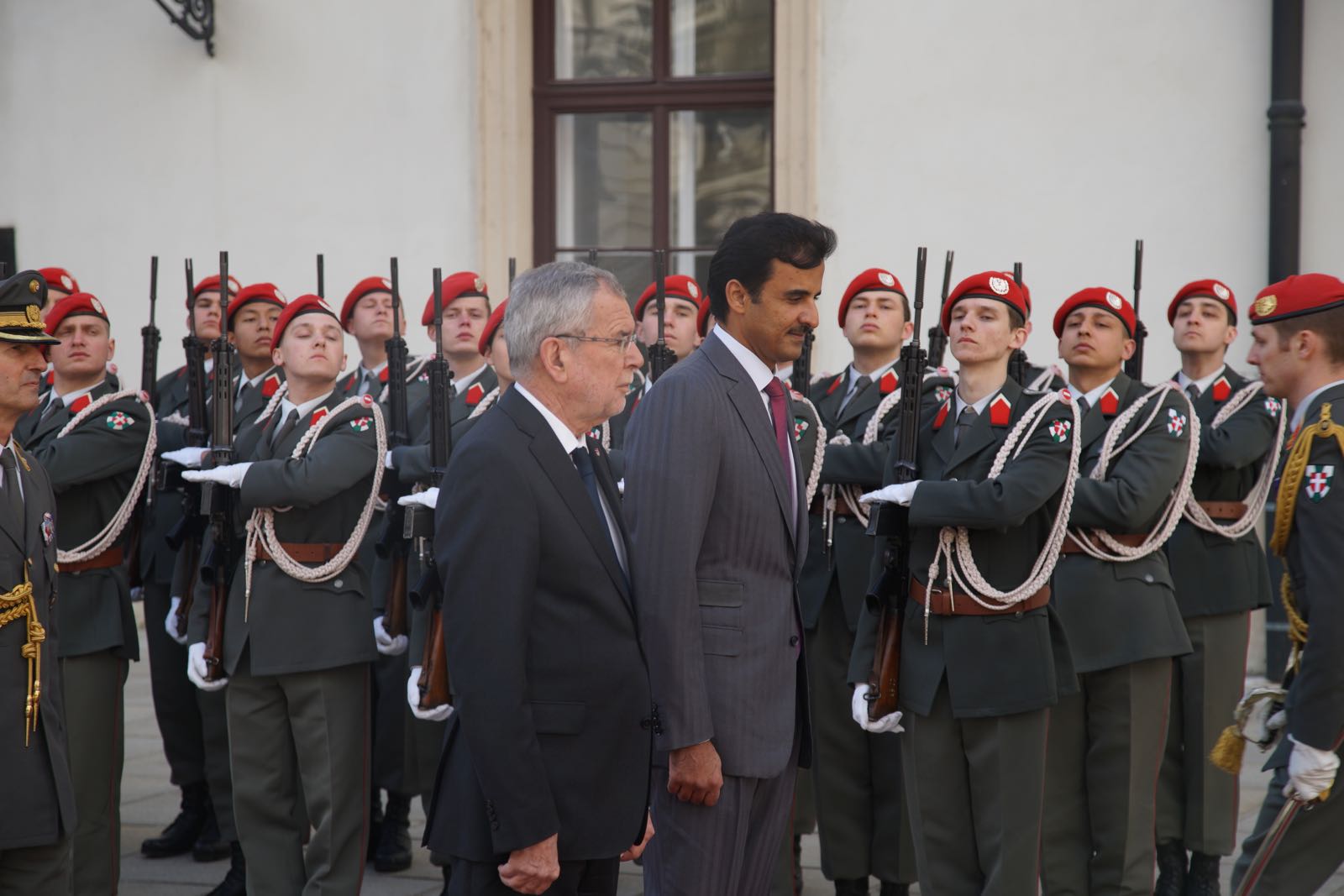 2019_03_05_4Gardekompanie_Empfang_KATAR_HBP_Hofburg - 16 of 21