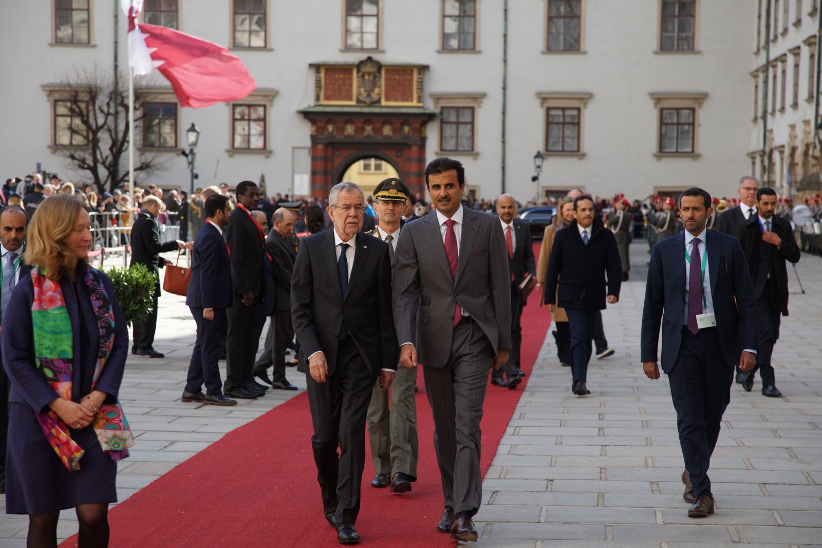 2019_03_05_4Gardekompanie_Empfang_KATAR_HBP_Hofburg - 18 of 21