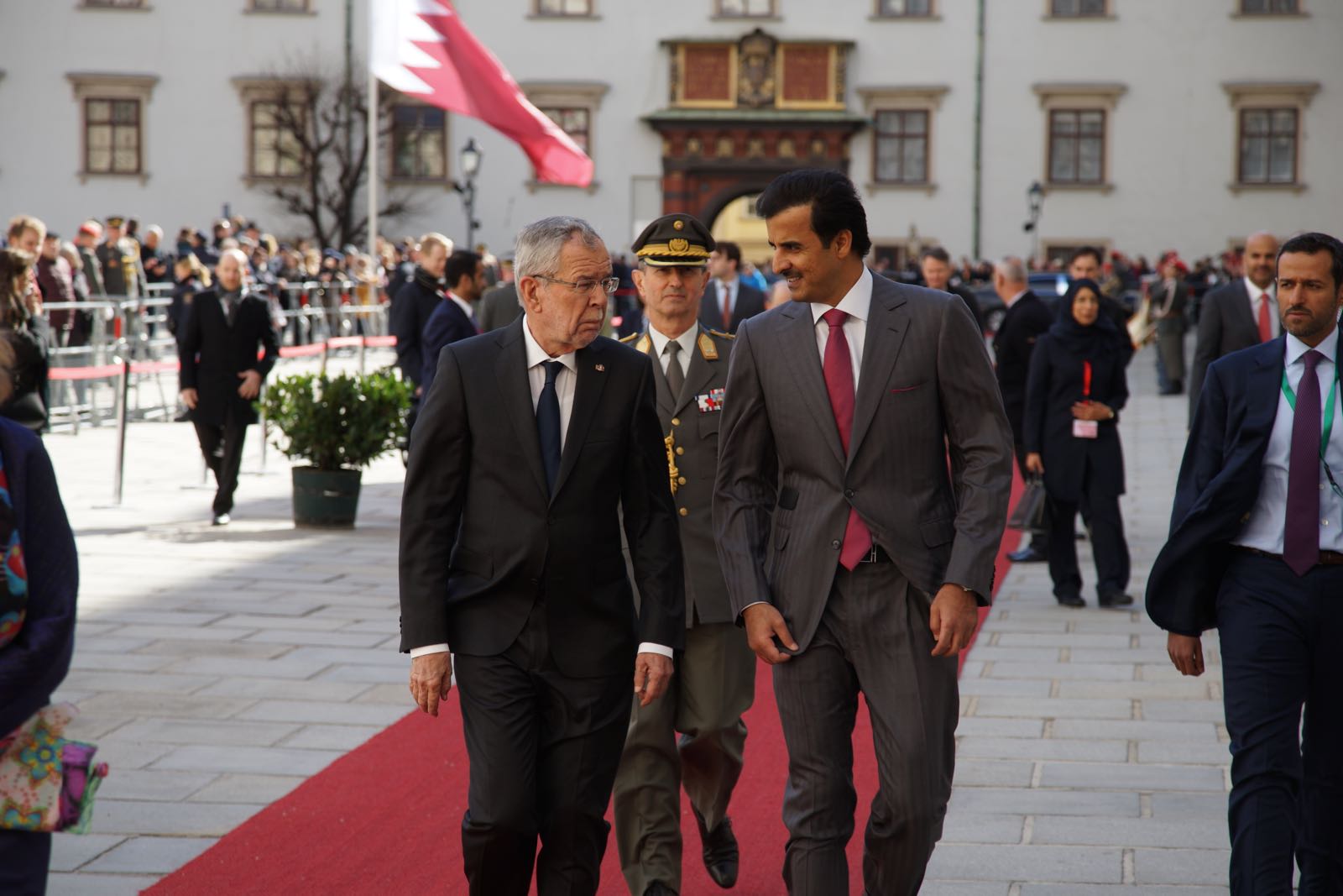 2019_03_05_4Gardekompanie_Empfang_KATAR_HBP_Hofburg - 19 of 21