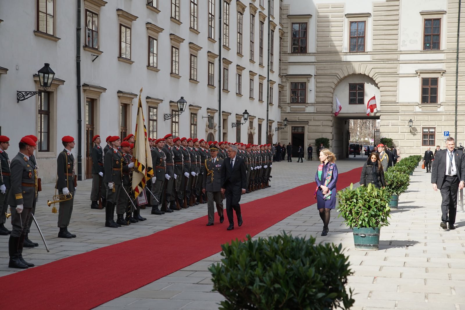 2019_03_05_4Gardekompanie_Empfang_KATAR_HBP_Hofburg - 6 of 21
