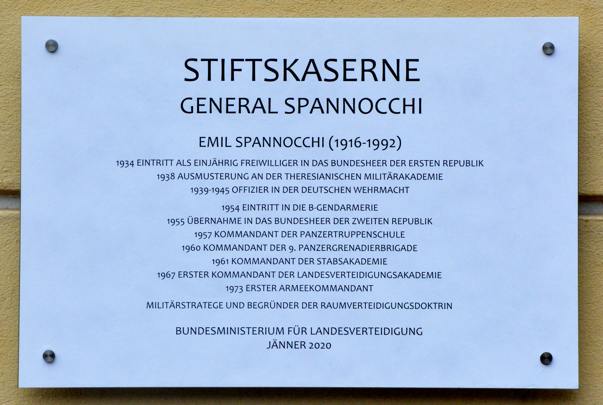 2020_01_27_Garde_3GdKp_Umbenennung-Stiftskaserne-in-General-Spannocchi_DSC_3653