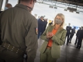 Verteidigungsministerin Klaudia Tanner und Innenminister Karl Nehammer besuchen den Grenzübergang Nickelsdorf. Einweisung in Aufgaben und Grenzmanagement