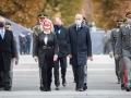 Kranzniederlegung im Weiheraum im Äußeren Burgtor mit Bundespräsident Alexander Van der Bellen und Verteidigungsministerin Klaudia Tanner