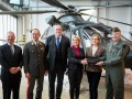 21 12 2022 Erster Hubschrauber „Leonardo AW169“ wird an das Österreichische Bundesheer übergeben, mit Bundesministerin Klaudia Tanner und der italienische Verteidigungsministers Guido Crosetto