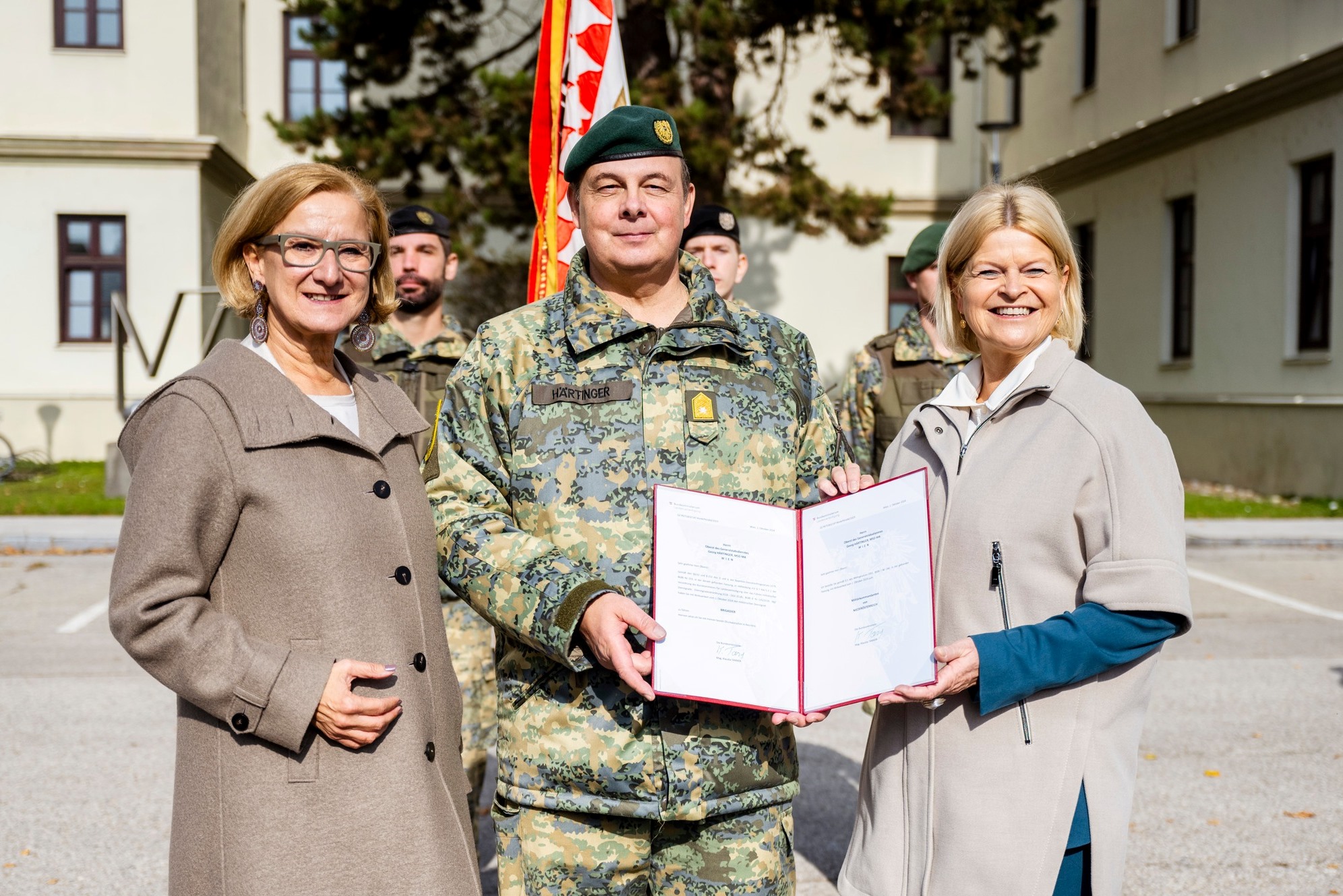 Stankt Pölten, Niederösterreich, Österreich 
Millitärkommandoübergabe an Brigadier Härtinger am 22. Oktober 2024