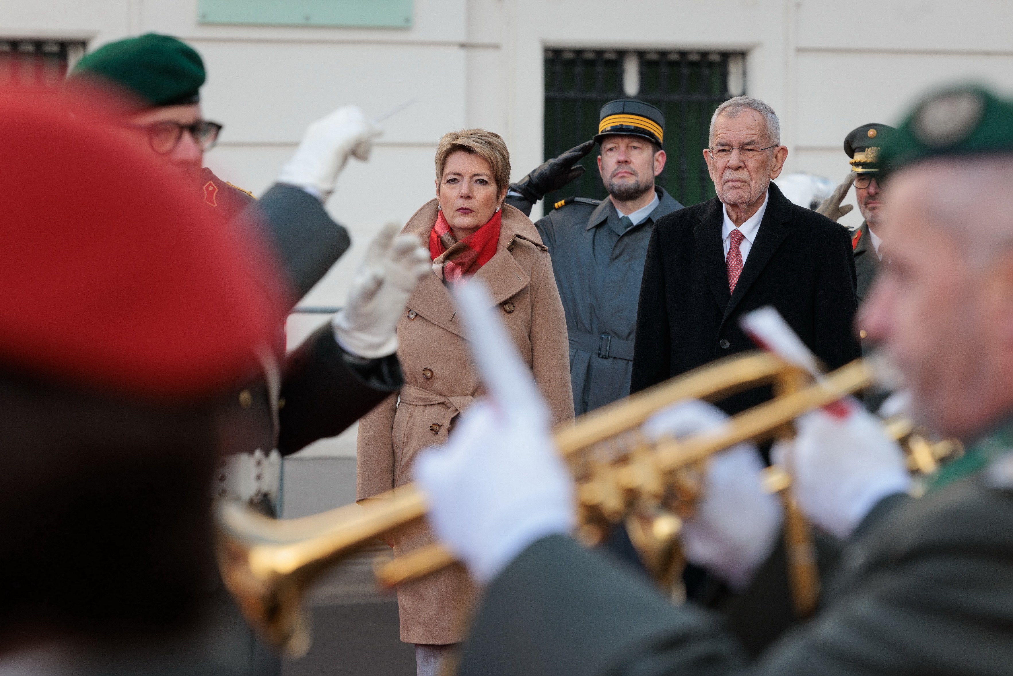 Offizieller Besuch der Bundespräsidentin der Schweizerischen Eidgenossenschaft,

Karin Keller-Sutter, in Österreich