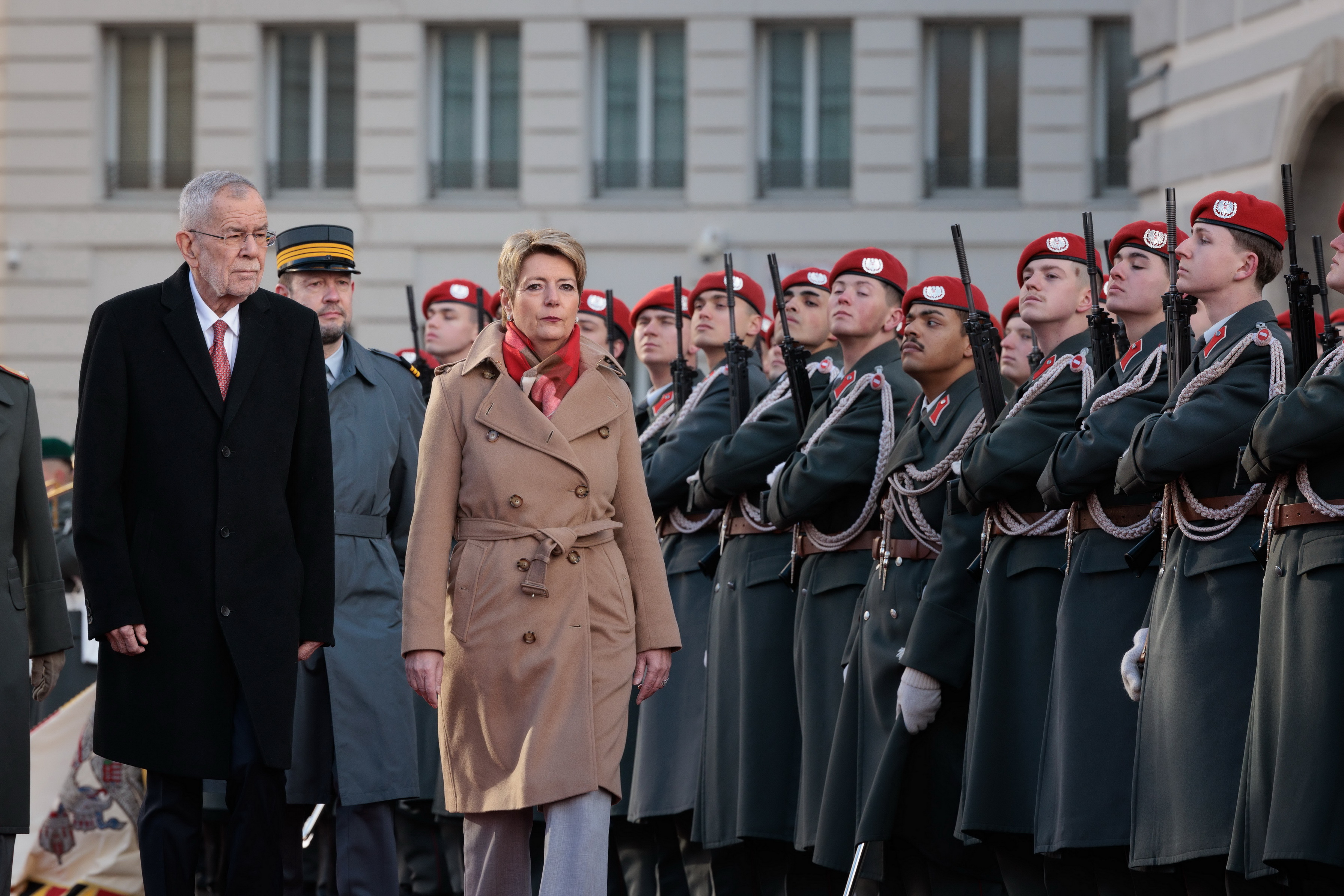 Offizieller Besuch der Bundespräsidentin der Schweizerischen Eidgenossenschaft,

Karin Keller-Sutter, in Österreich