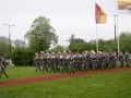 AUSTRIA / Vienna / Schweizergarten / Republiksfeier anlässlich 80 Jahre Republik Österreich / Bundespräsident Alexander Van der Bellen, Bundeskanzler Christian Stocker, Vizekanzler Andreas Babler und Bundesministerin für Landesverteidigung Klaudia Tanner