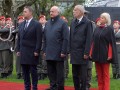 AUSTRIA / Vienna / Schweizergarten / Republiksfeier anlässlich 80 Jahre Republik Österreich / Bundespräsident Alexander Van der Bellen, Bundeskanzler Christian Stocker, Vizekanzler Andreas Babler und Bundesministerin für Landesverteidigung Klaudia Tanner