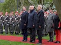 AUSTRIA / Vienna / Schweizergarten / Republiksfeier anlässlich 80 Jahre Republik Österreich / Bundespräsident Alexander Van der Bellen, Bundeskanzler Christian Stocker, Vizekanzler Andreas Babler und Bundesministerin für Landesverteidigung Klaudia Tanner