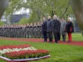 AUSTRIA / Vienna / Schweizergarten / Republiksfeier anlässlich 80 Jahre Republik Österreich / Bundespräsident Alexander Van der Bellen, Bundeskanzler Christian Stocker, Vizekanzler Andreas Babler und Bundesministerin für Landesverteidigung Klaudia Tanner