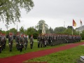 AUSTRIA / Vienna / Schweizergarten / Republiksfeier anlässlich 80 Jahre Republik Österreich / Bundespräsident Alexander Van der Bellen, Bundeskanzler Christian Stocker, Vizekanzler Andreas Babler und Bundesministerin für Landesverteidigung Klaudia Tanner