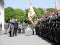 AUSTRIA / Vienna / Hofburg / Äußeres Burgtor / Republiksfeier anlässlich 80 Jahre Republik Österreich in Anwesenheit der Bundesregierung mit Kranzniederlegung im Weiheraum