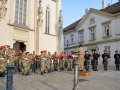 AUSTRIA / Vienna / Hietzing / Am Platz / Platzkonzert der Gardemusik in Kooperation mit der Austria Piping Society Pipe Band