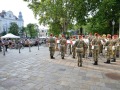 AUSTRIA / Vienna / Hietzing / Am Platz / Platzkonzert der Gardemusik in Kooperation mit der Austria Piping Society Pipe Band