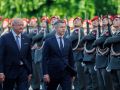 Premierminister Magyar bei Bundeskanzler Stocker