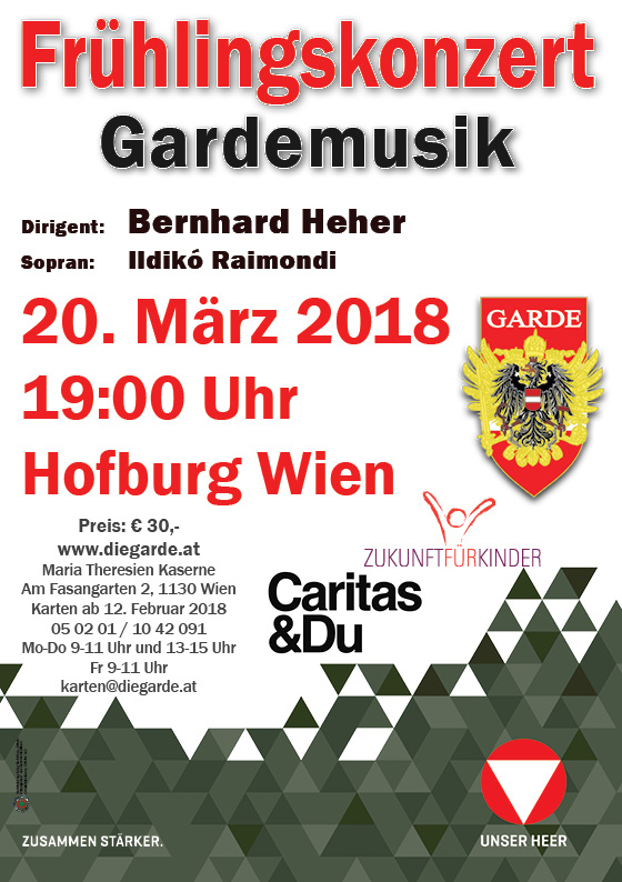 Plakat Frühlingskonzert 2018