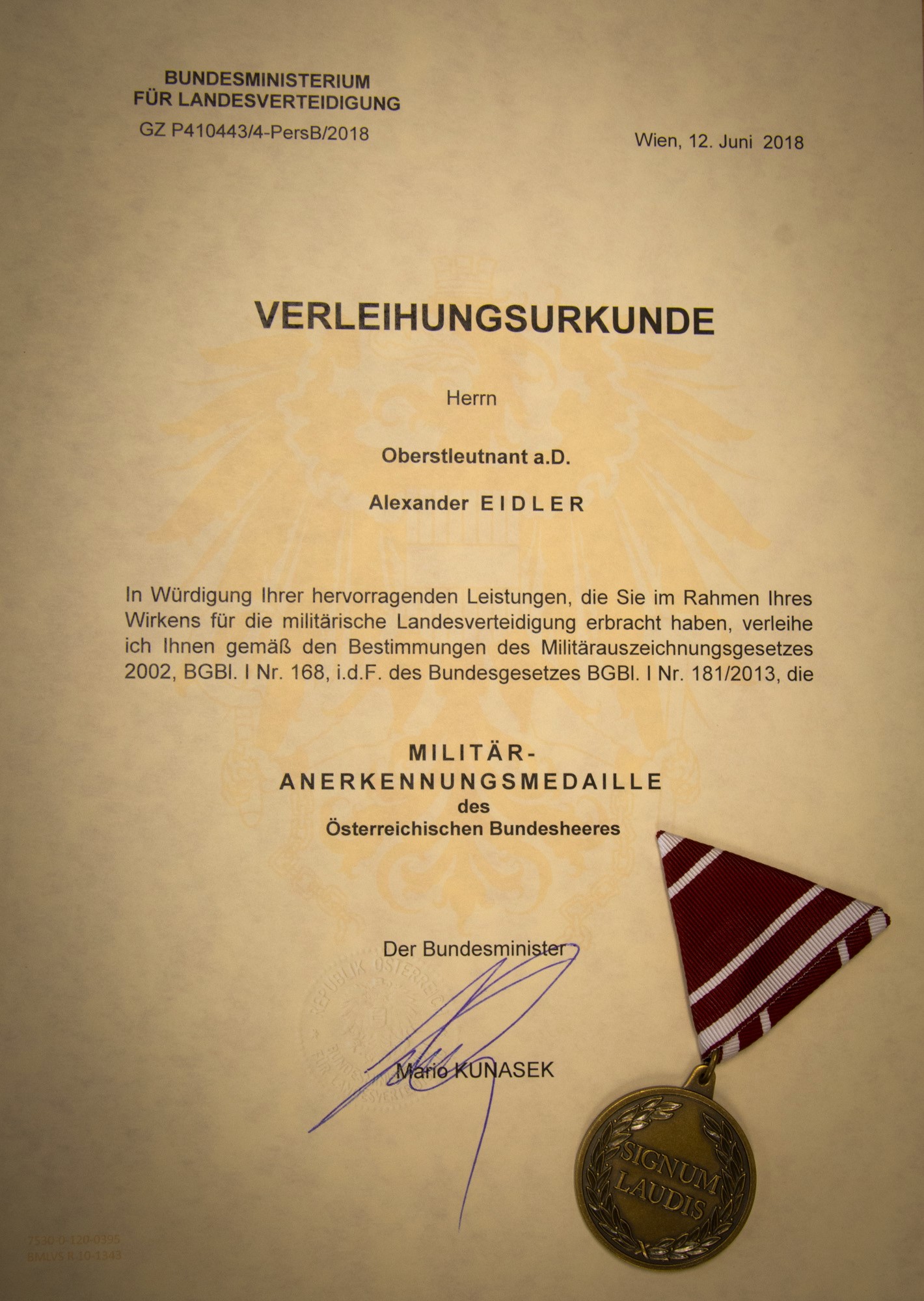 Garde_2018_09_04_Eidler Alexander Millitärverdienstmedaille_DSC_5296