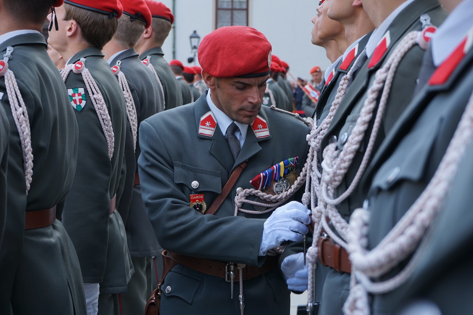 2018_10_01_3Gardekompanie_Belgien_König - 25 von 57