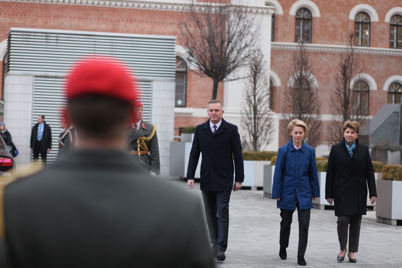 2019_01_18_1Gardekompanie_Treffen_Verteidigungsminister_DE_CHE_AUT_Rosau - 20 of 39