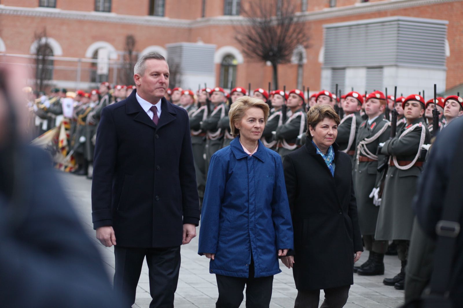 2019_01_18_1Gardekompanie_Treffen_Verteidigungsminister_DE_CHE_AUT_Rosau - 22 of 39