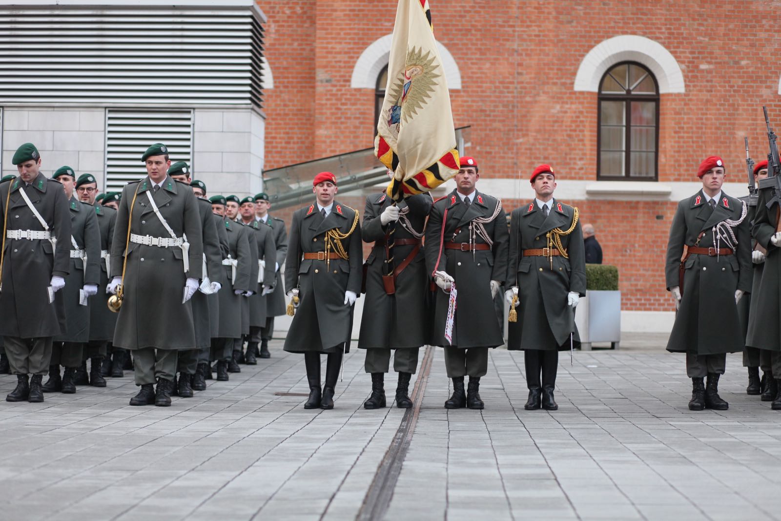 2019_01_18_1Gardekompanie_Treffen_Verteidigungsminister_DE_CHE_AUT_Rosau - 34 of 39