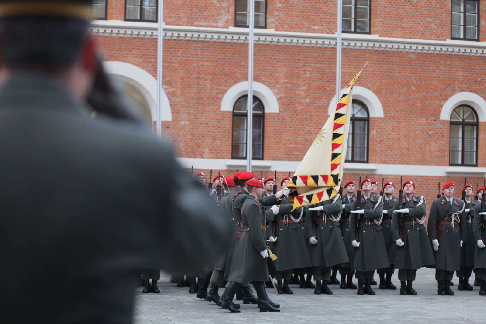2019_01_18_1Gardekompanie_Treffen_Verteidigungsminister_DE_CHE_AUT_Rosau - 38 of 39