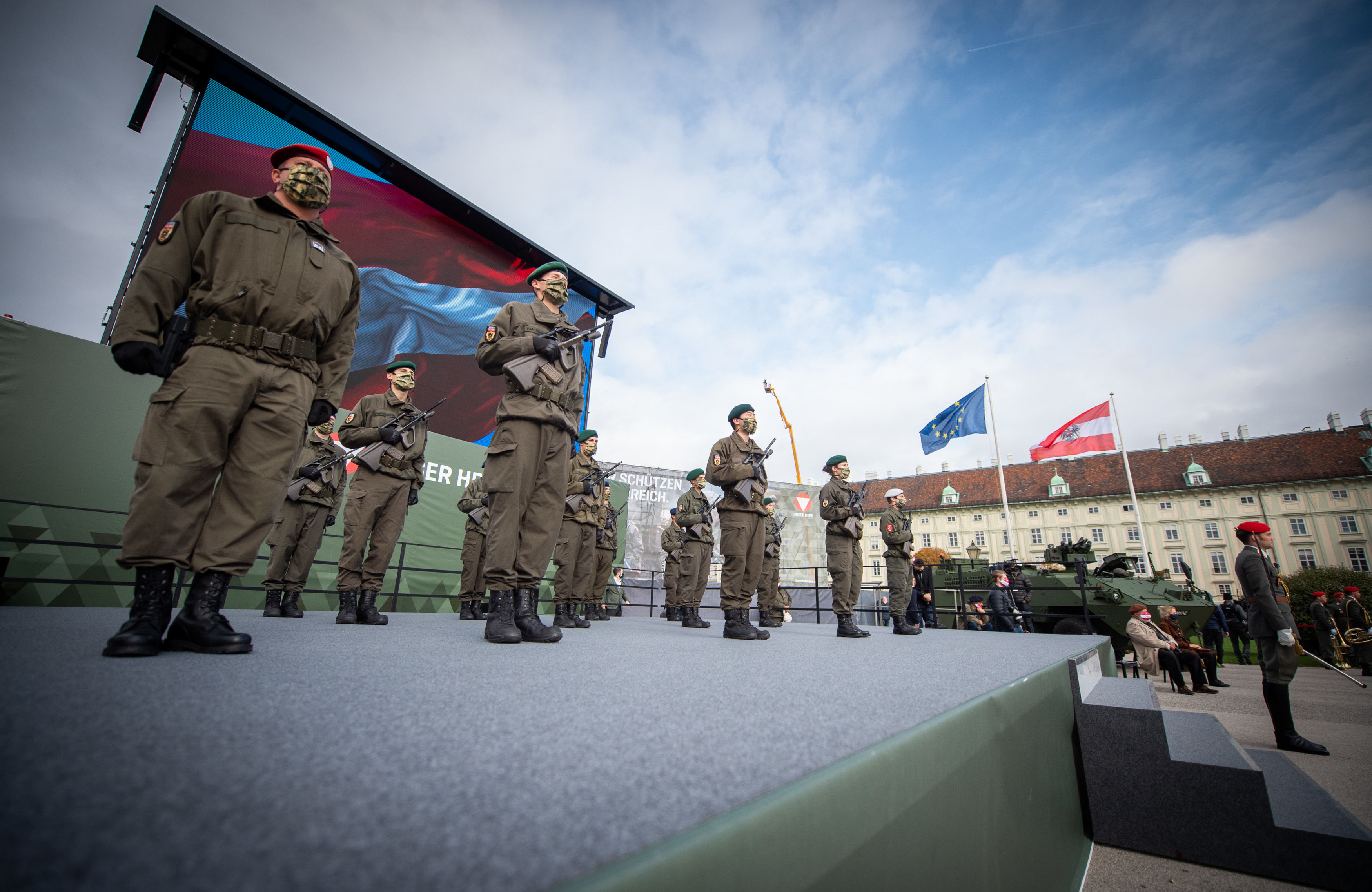 Nationalfeiertag 2020
Angelobung der Rekruten auf dem Heldenplatz
