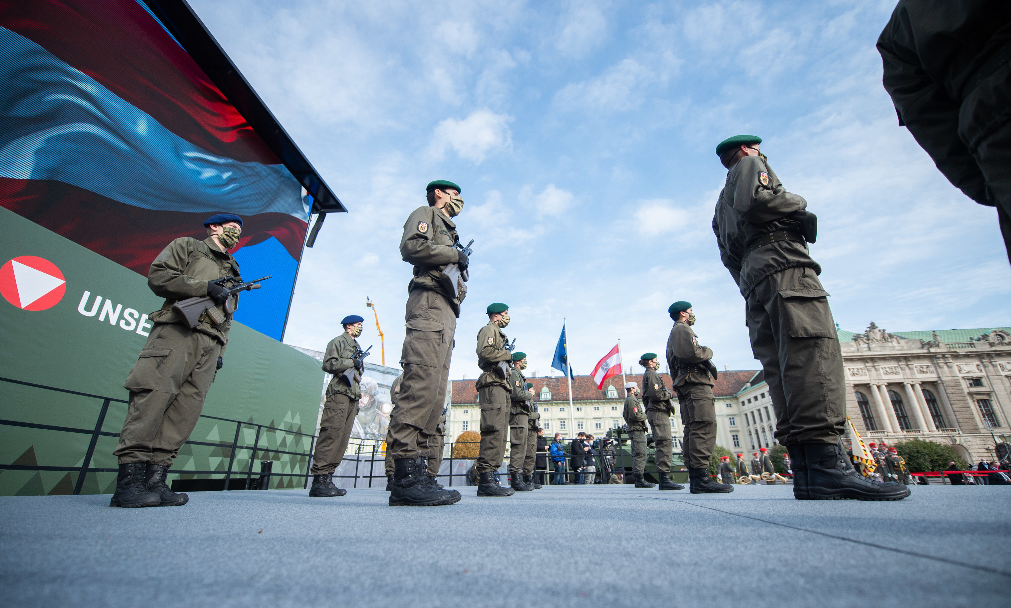 Nationalfeiertag 2020
Angelobung der Rekruten auf dem Heldenplatz