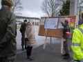 Osterbesuch von FBM Klaudia Tanner am 03 04 2021 bei den Assistenzsoldaten an der Staatsgrenze/Gmünd/NÖ