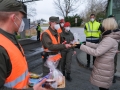 Osterbesuch von FBM Klaudia Tanner am 03 04 2021 bei den Assistenzsoldaten an der Staatsgrenze/Gmünd/NÖ