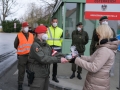 Osterbesuch von FBM Klaudia Tanner am 03 04 2021 bei den Assistenzsoldaten an der Staatsgrenze/Gmünd/NÖ
